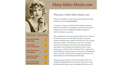 Desktop Screenshot of mary-miles-minter.com